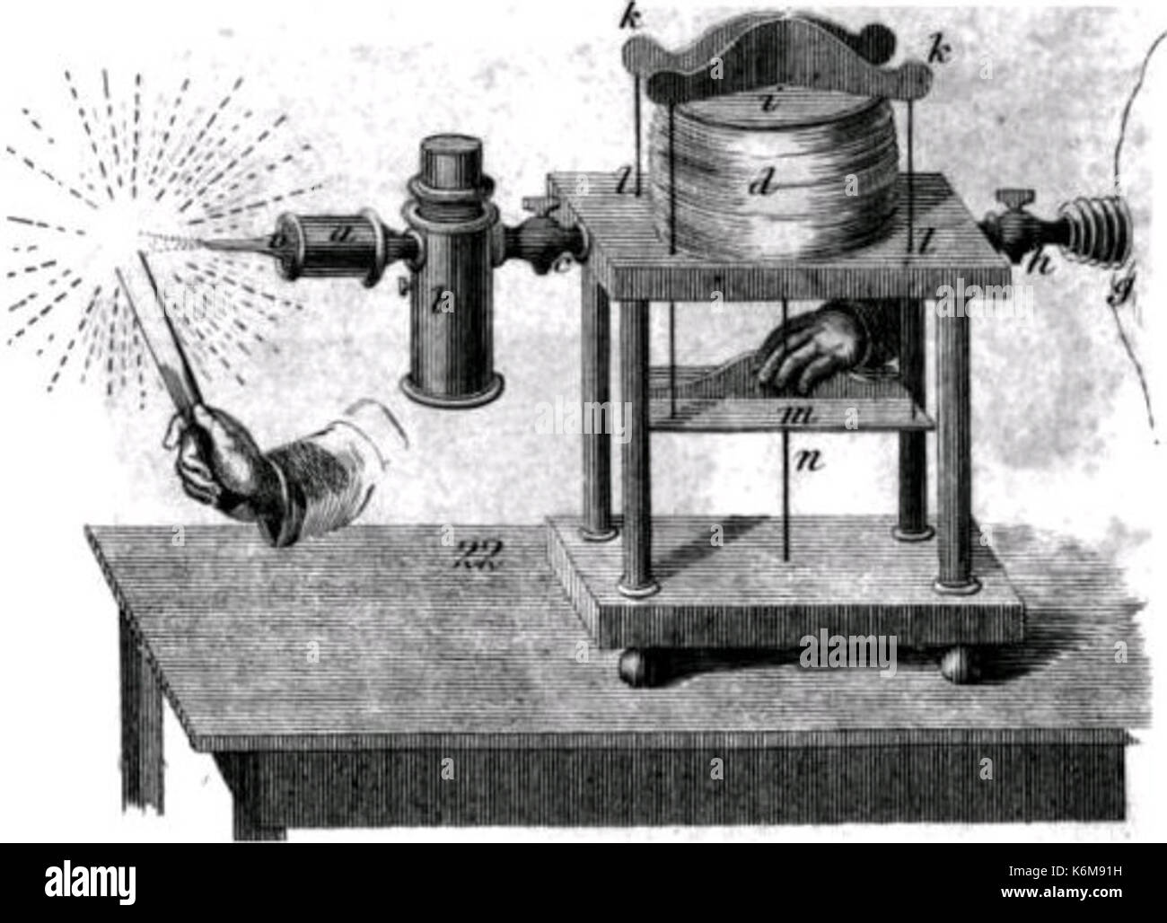 Blowpipe circa 1827 Stock Photo Alamy