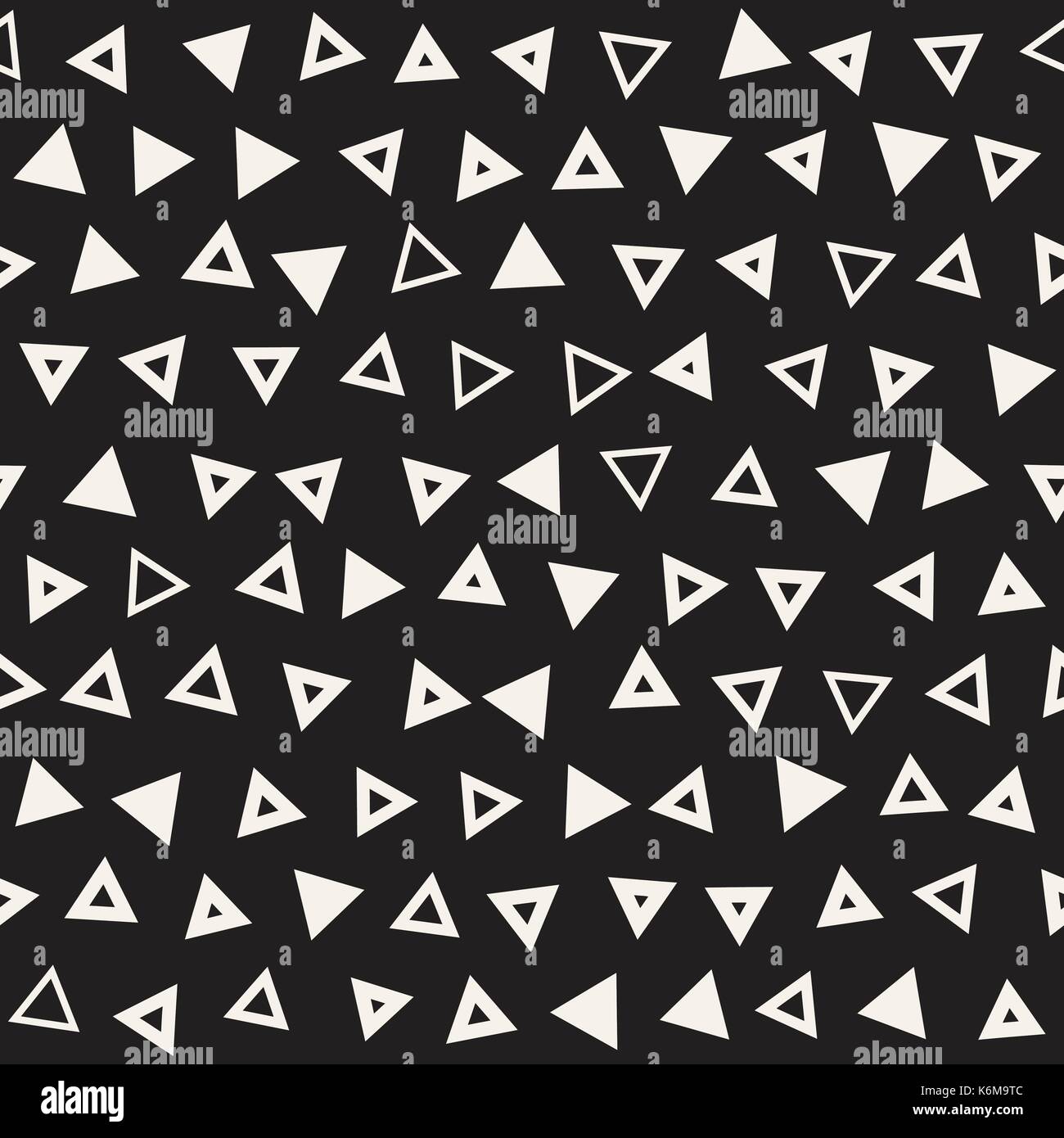 Seamless primitive jumble minimalism patterns. Randomly scattered geometric shapes. Abstract background design Stock Vector