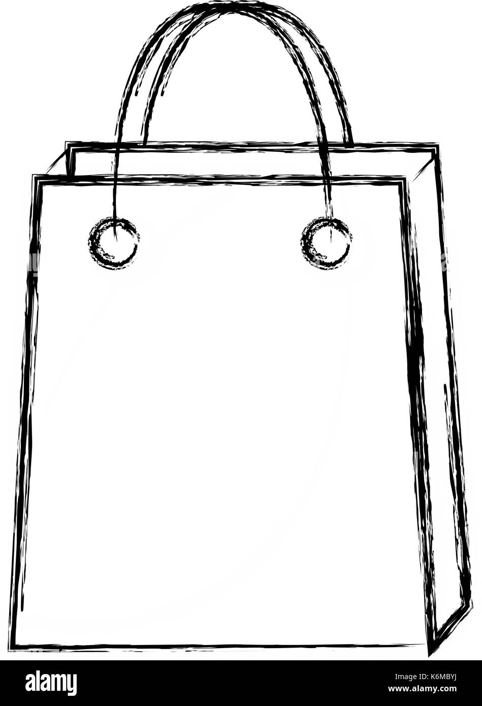 figure shopping bag market accessory icon Stock Vector Image & Art - Alamy