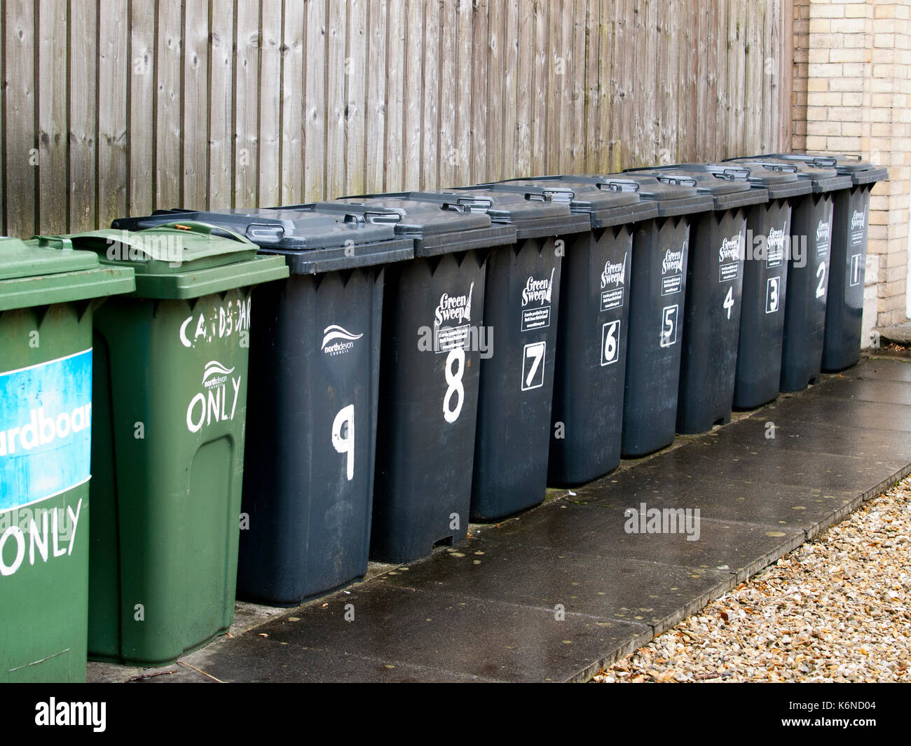 Black trash bins hires stock photography and images Alamy