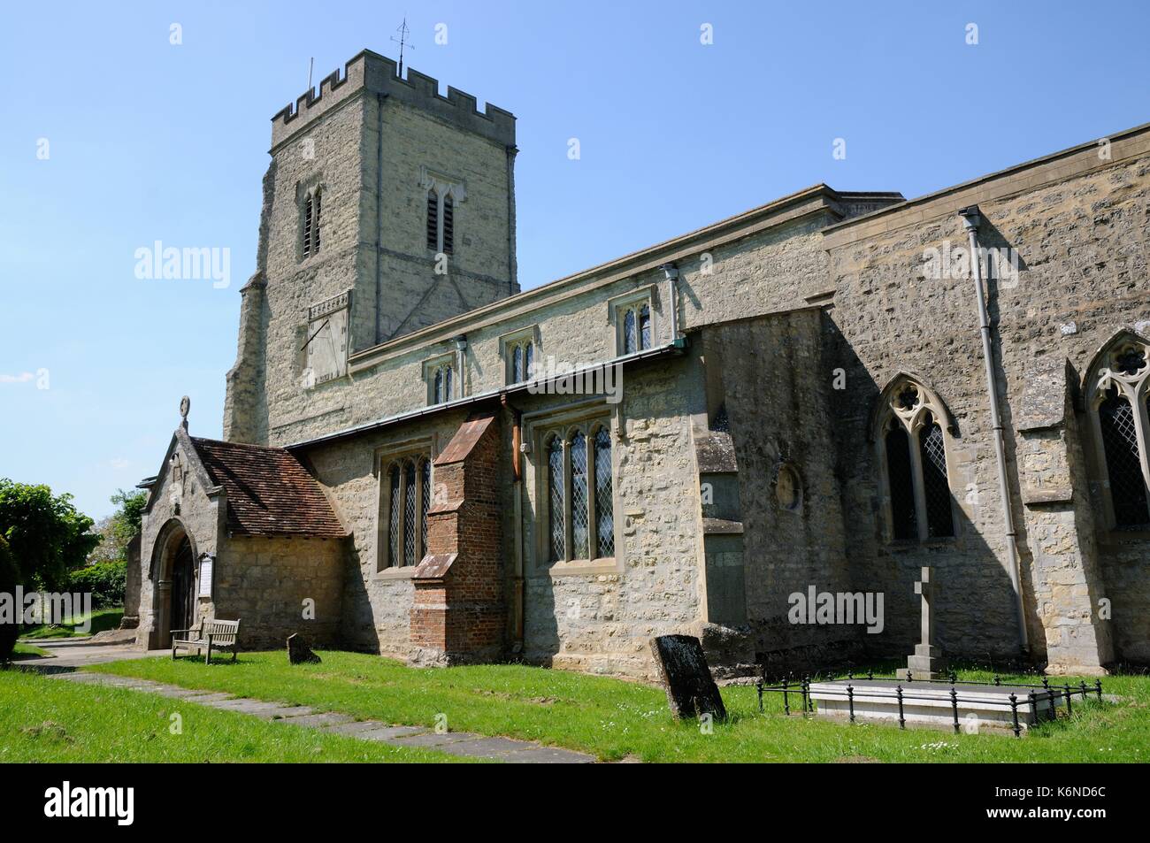 St John the Evangelist Church, Whitchurch, Buckinghamshire Stock Photo