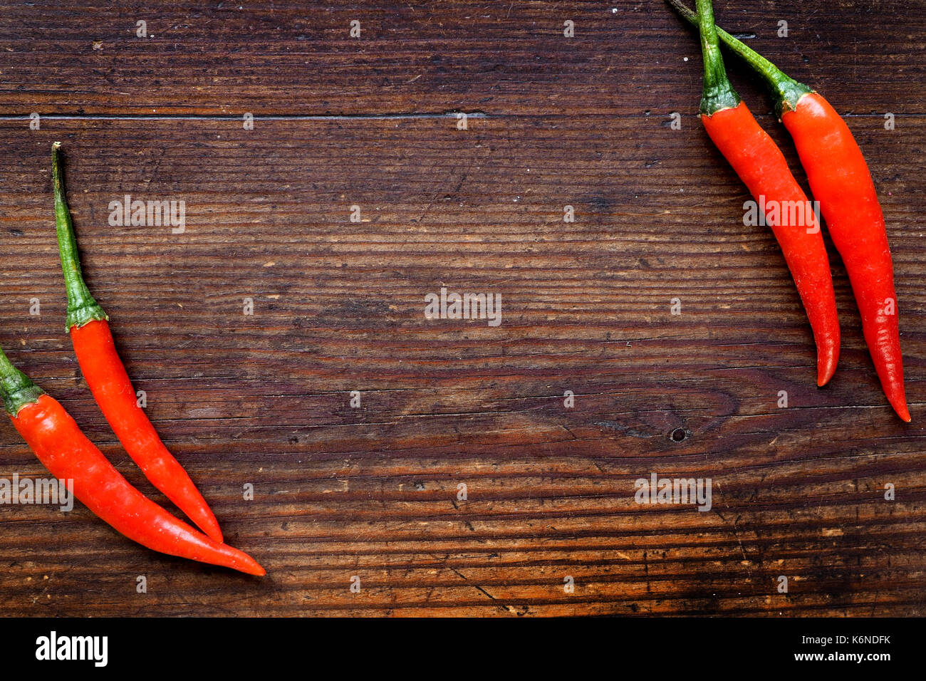 Chili on wood hi-res stock photography and images - Alamy