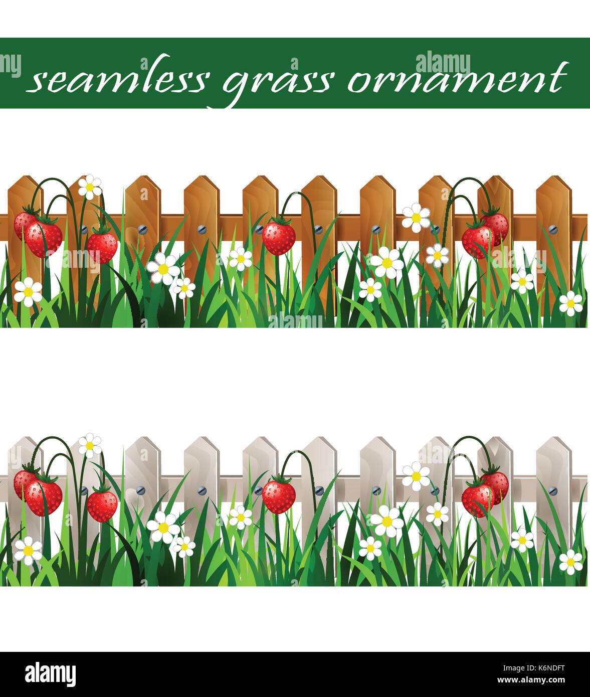 Green Grass seamless set Stock Vector Image & Art - Alamy