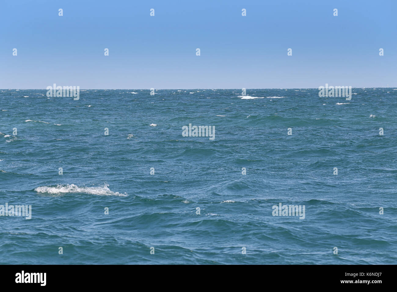 blue sea and sky background of tropical ocean summer Stock Photo - Alamy