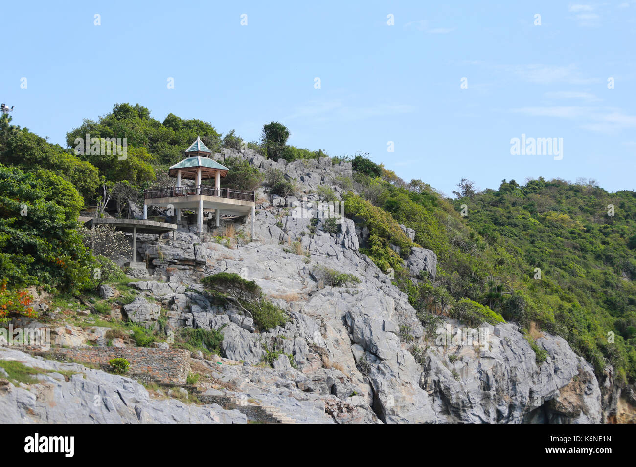 Island and sea landscapes of Ko Sichang in Chonburi province,Famous tourist attractions in Thailand. Stock Photo