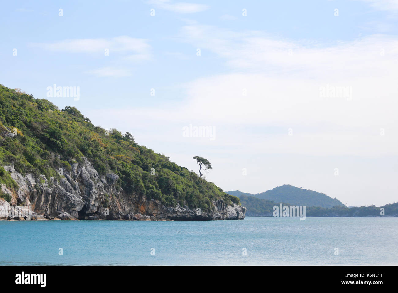 Island and sea landscapes of Ko Sichang in Chonburi province,Famous tourist attractions in Thailand. Stock Photo