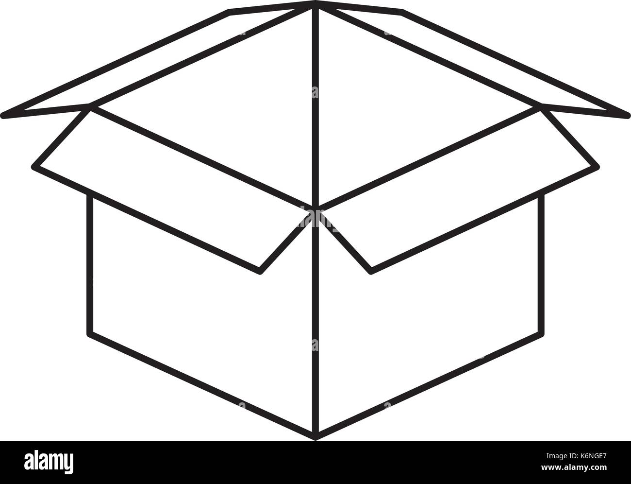 Carton Box Icon Stock Vector Image Art Alamy