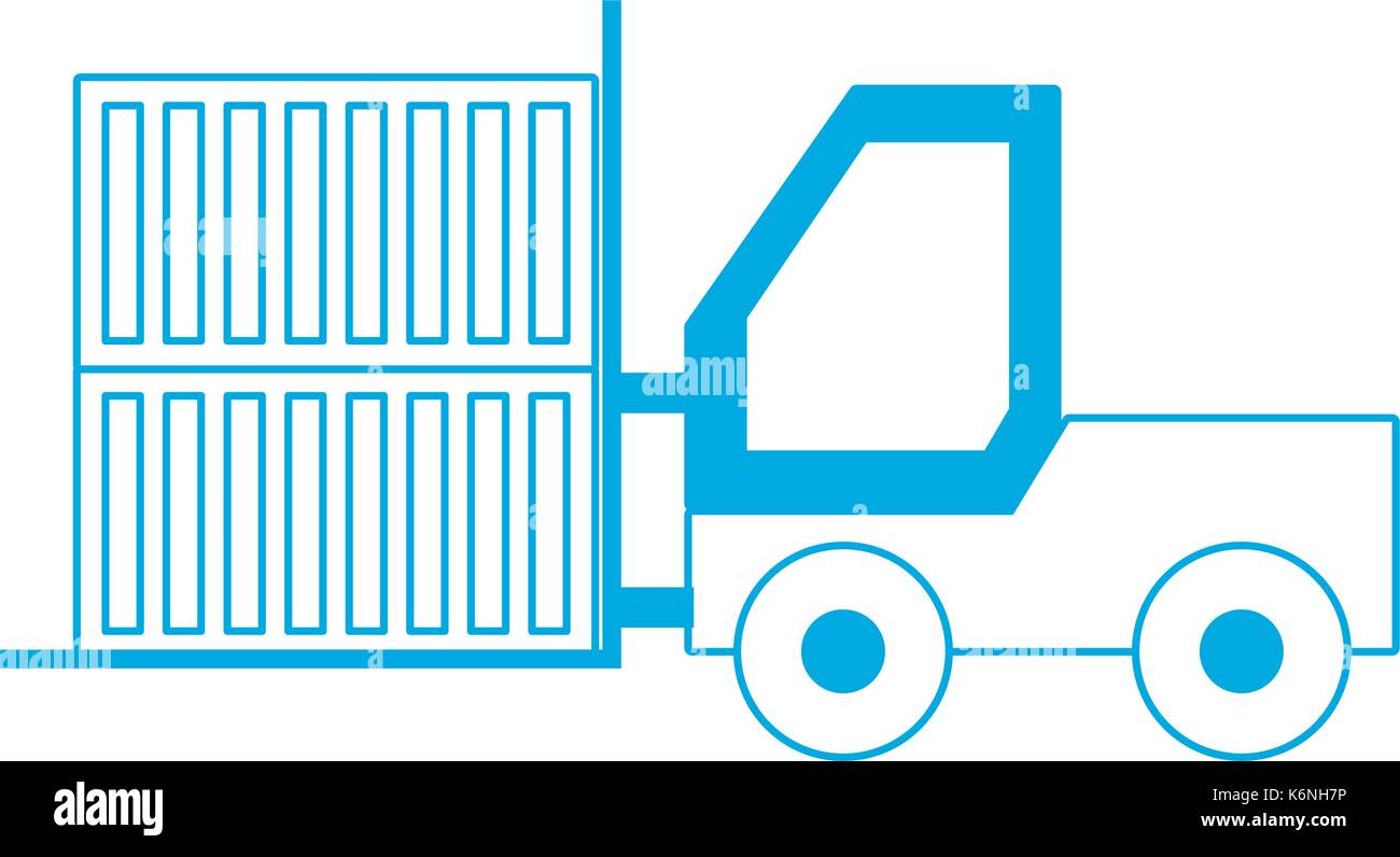 forklift truck icon Stock Vector Image & Art - Alamy