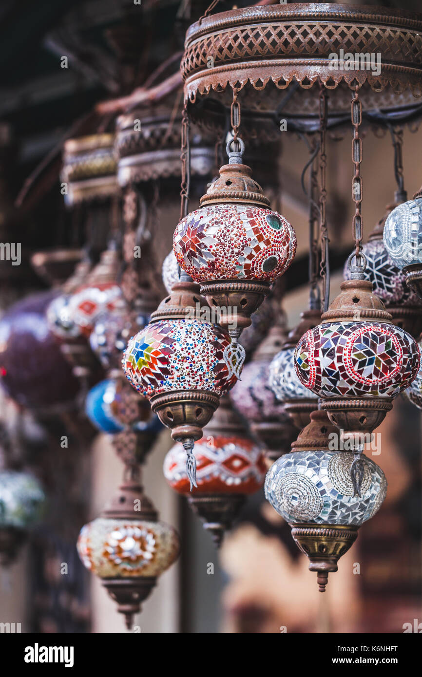Turkish mosaic chandelier hi-res stock photography and images - Alamy