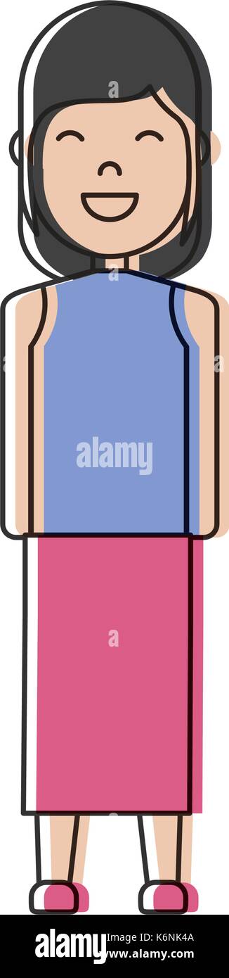 cartoon woman icon Stock Vector Image & Art - Alamy