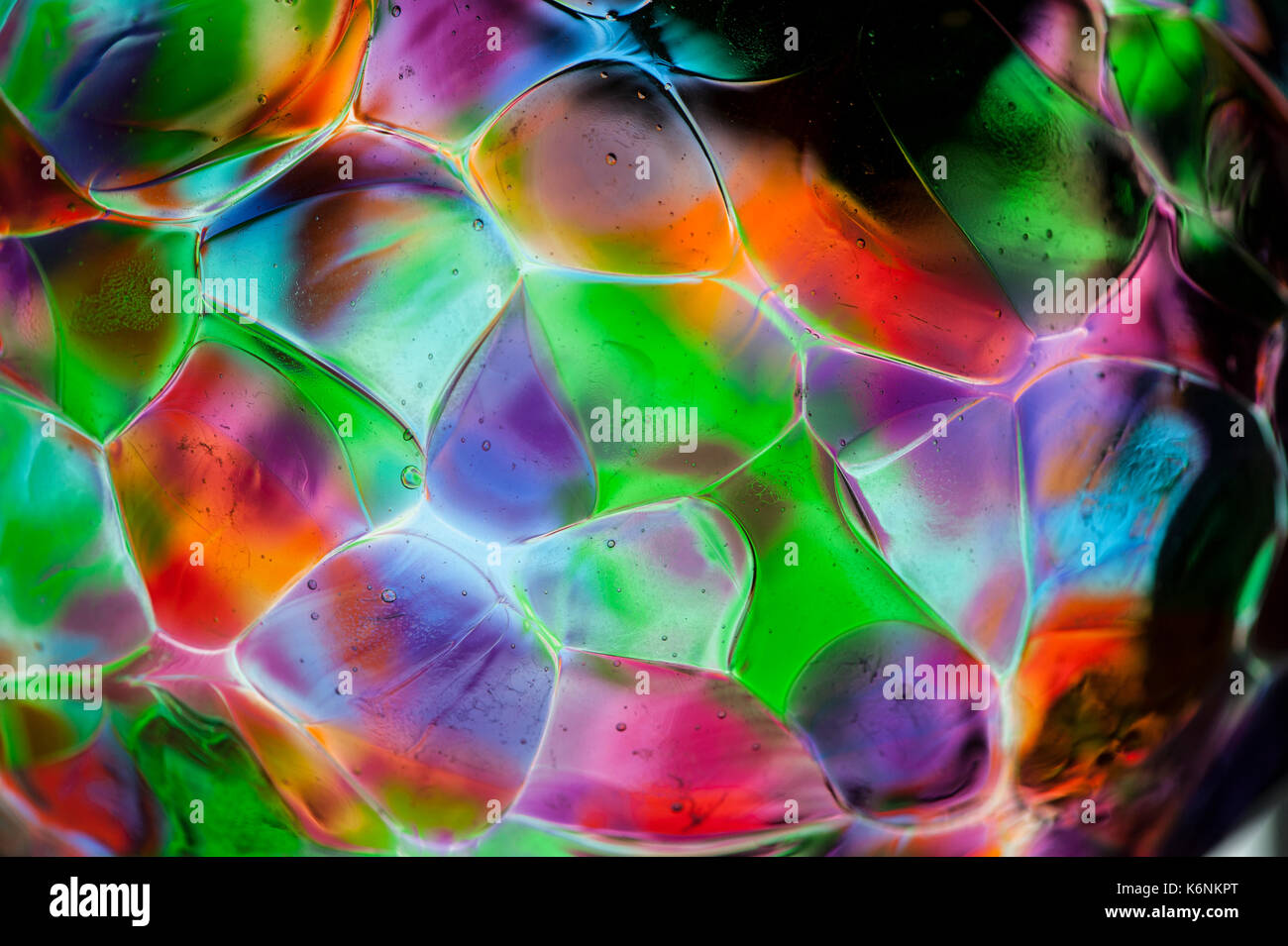 Multi Colored Blown Glass Stock Photo Alamy