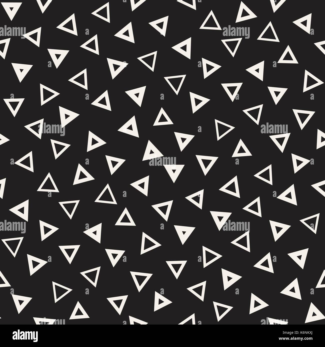 Seamless primitive jumble minimalism patterns. Randomly scattered geometric shapes. Abstract background design Stock Vector