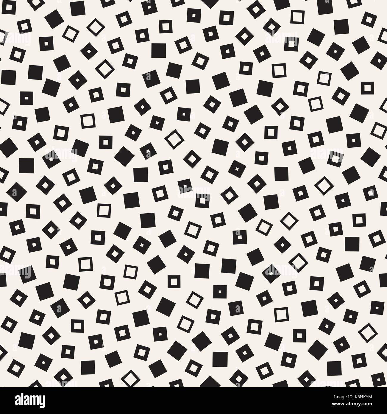 Seamless primitive jumble minimalism patterns. Randomly scattered geometric shapes. Abstract background design Stock Vector
