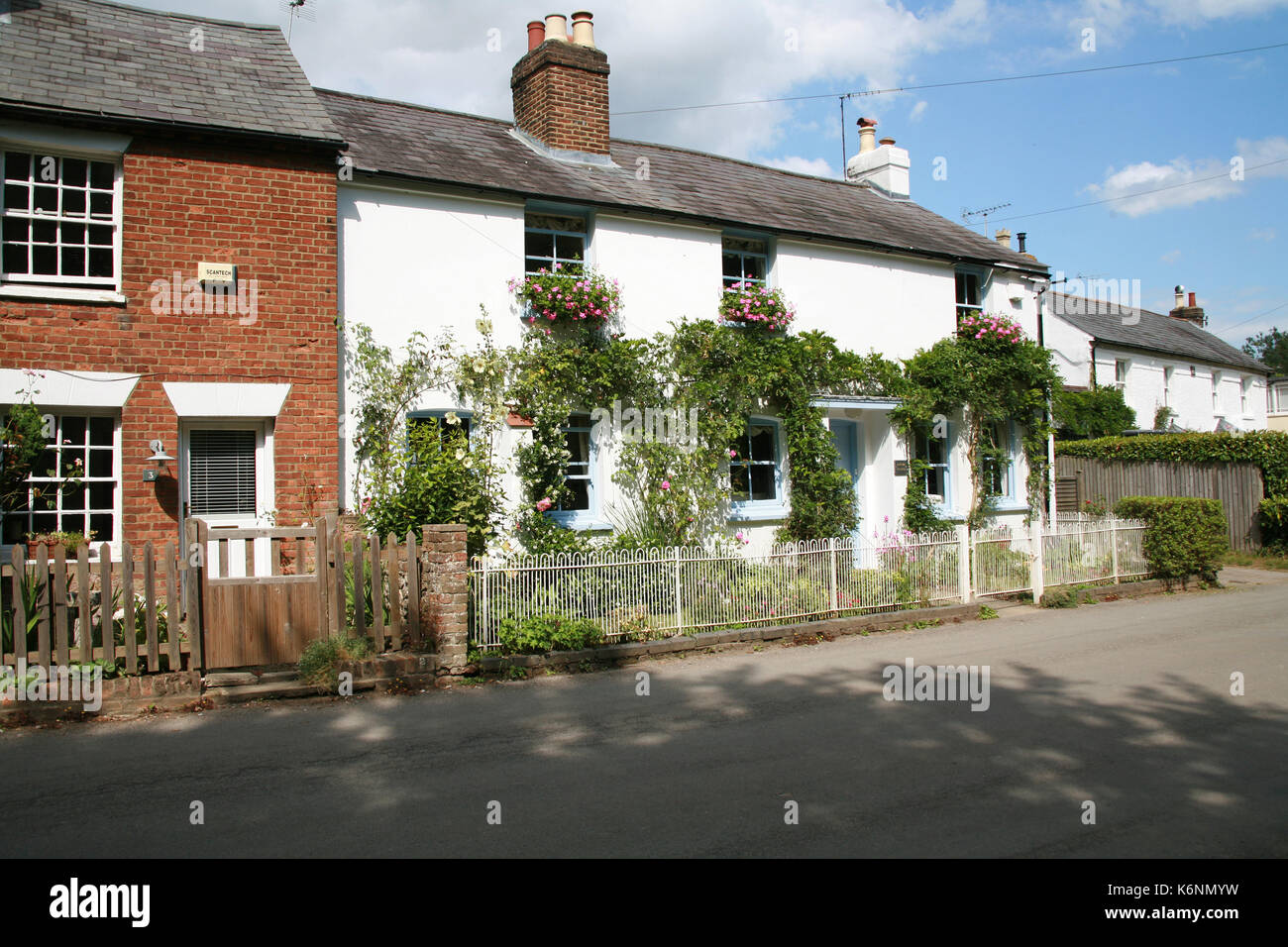 Houses in Chipperfield Village, Herts, UK Stock Photo Alamy