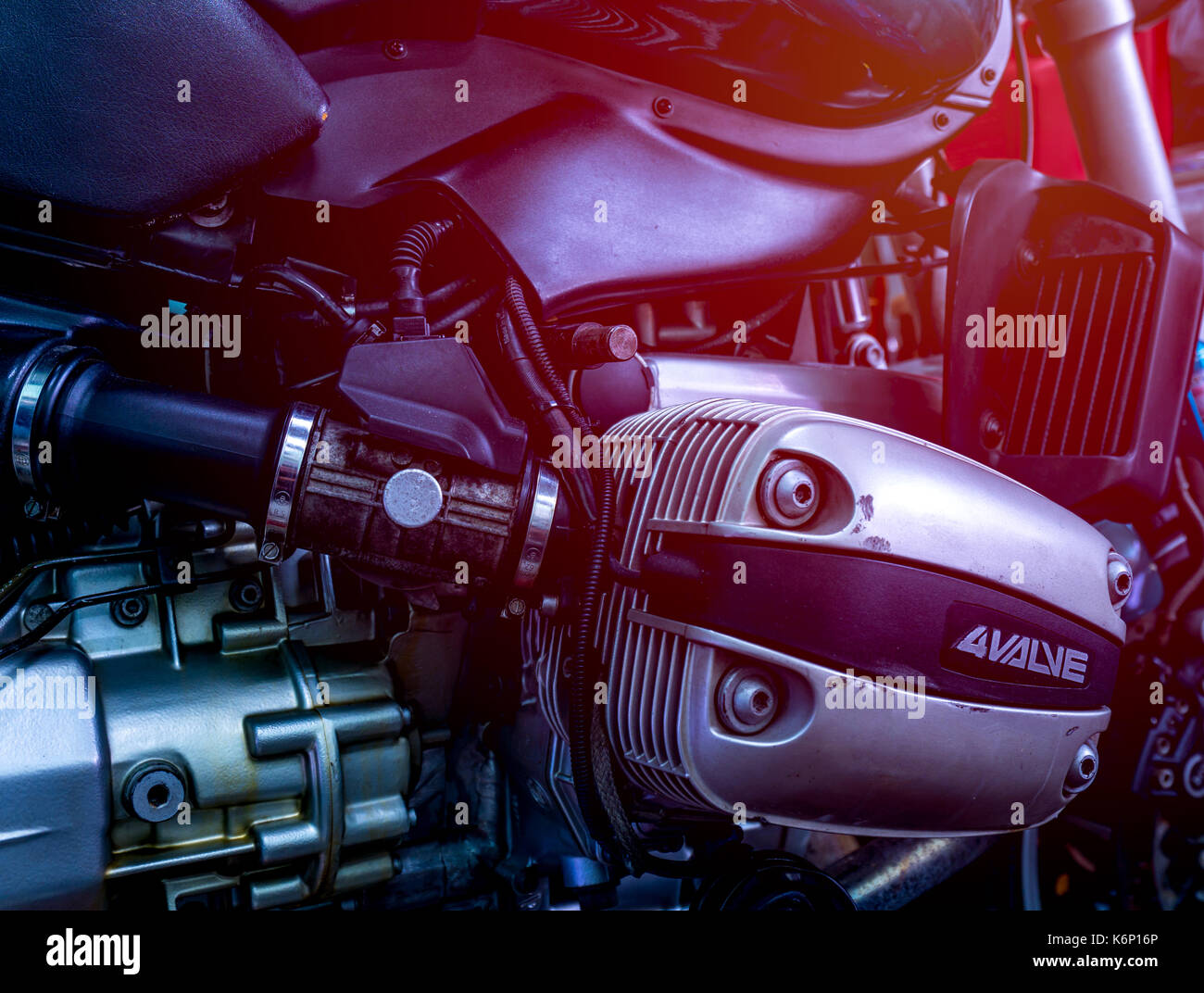 CHONBURI, THAILAND SEPTEMBER 10, 2017 Single cylinder head cover in