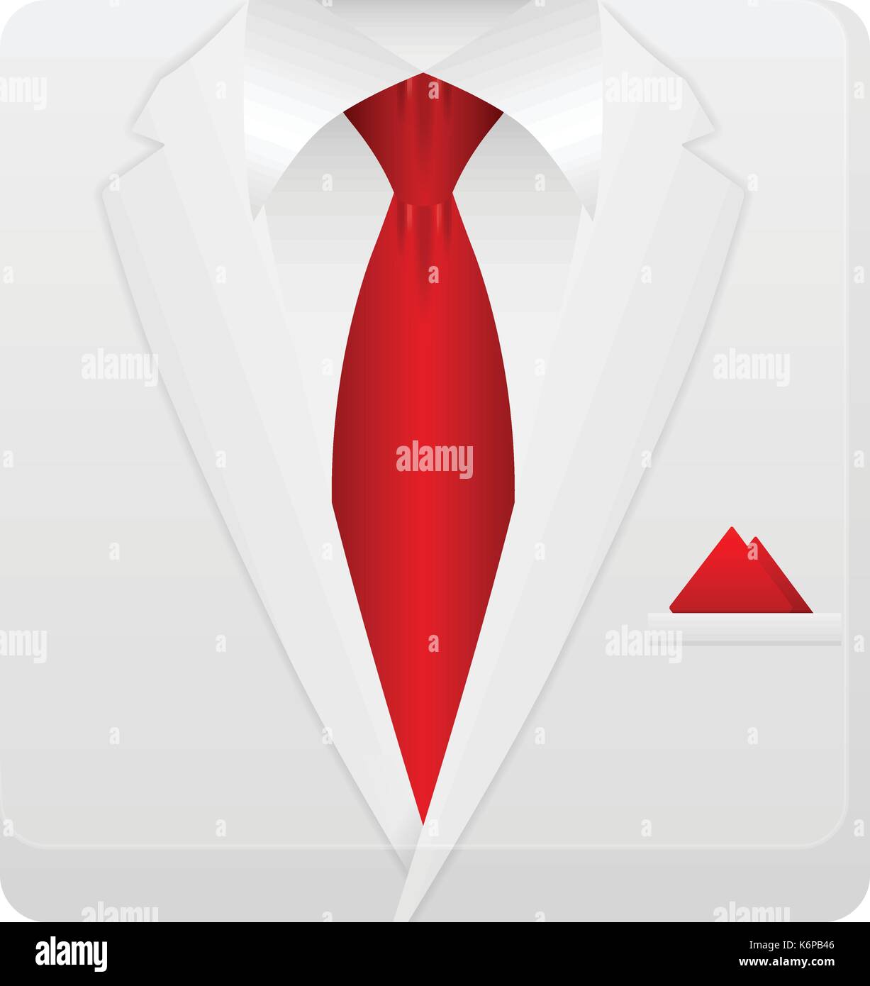 Man suit icon on a white background. Vector illustration Stock Vector ...