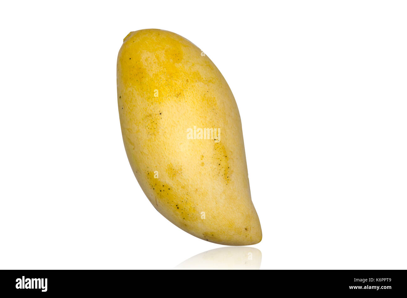 Ripe mango on the white background Stock Photo - Alamy