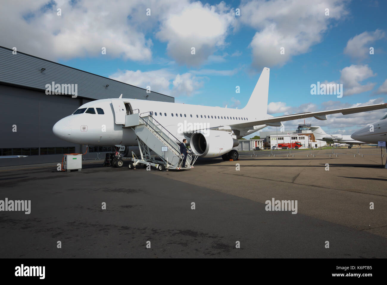 at the Air Charter Expo 2017 at London Biggin Hill Airport Stock Photo ...