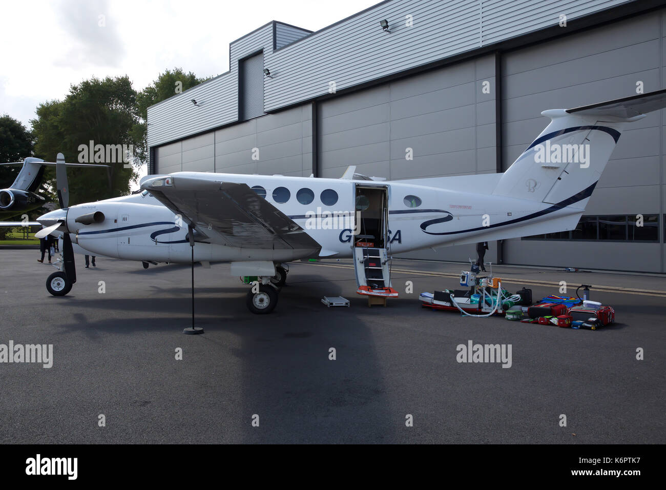 at the Air Charter Expo 2017 at London Biggin Hill Airport Stock Photo ...