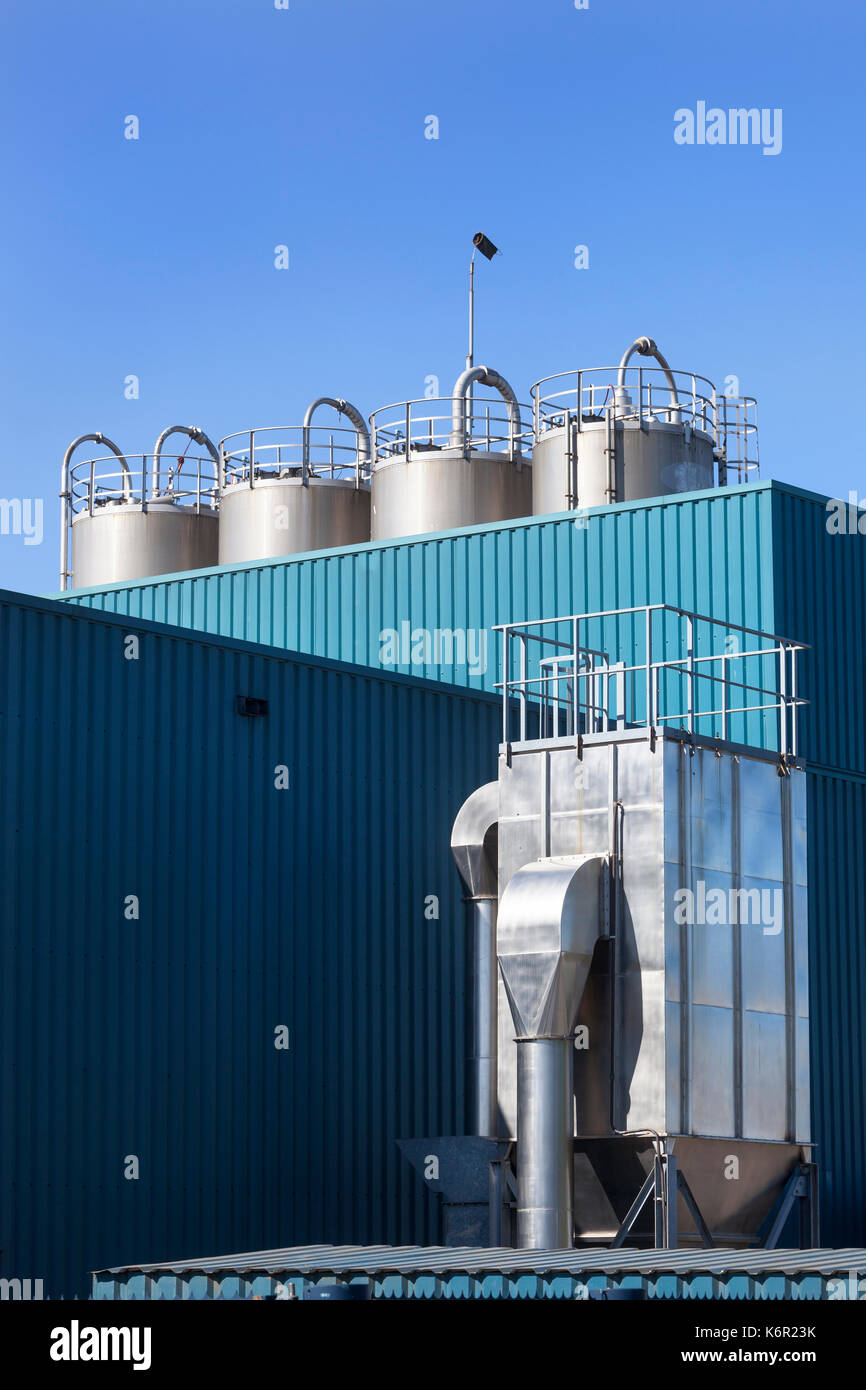 Modern industrial building in the Netherlands Stock Photo