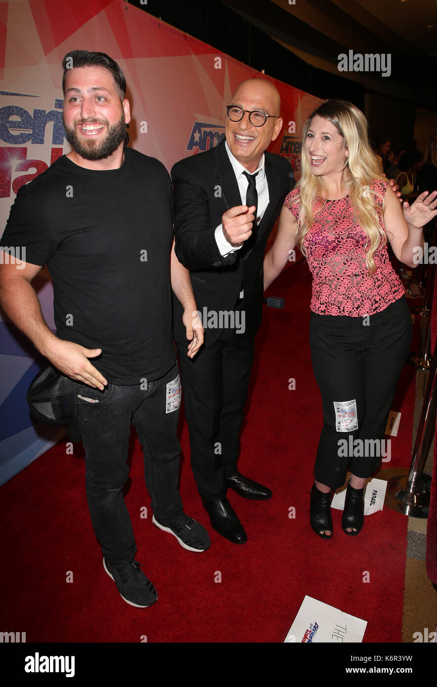 Hollywood, Ca. 12th Sep, 2017. Alex Mandel, Howie Mandel, Jackie Mandel