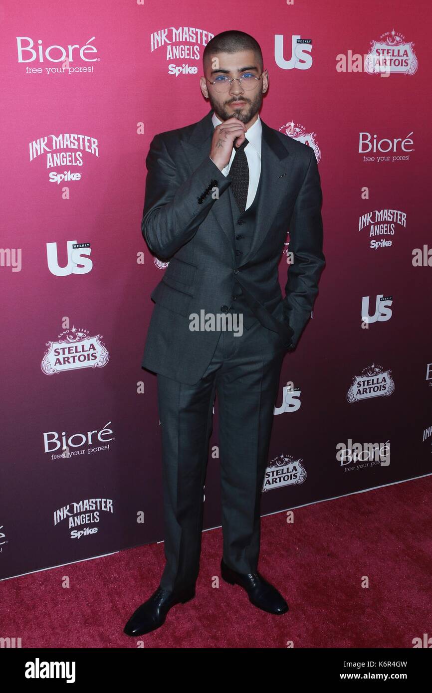 New York, NY, USA. 12th Sep, 2017. Zayn Malik at Us Weekly's Most Stylish  New Yorkers Party at The Jane on September 12, 2017 in New York City.  Credit: Diego Corredor/Media Punch/Alamy, image size:866x1390