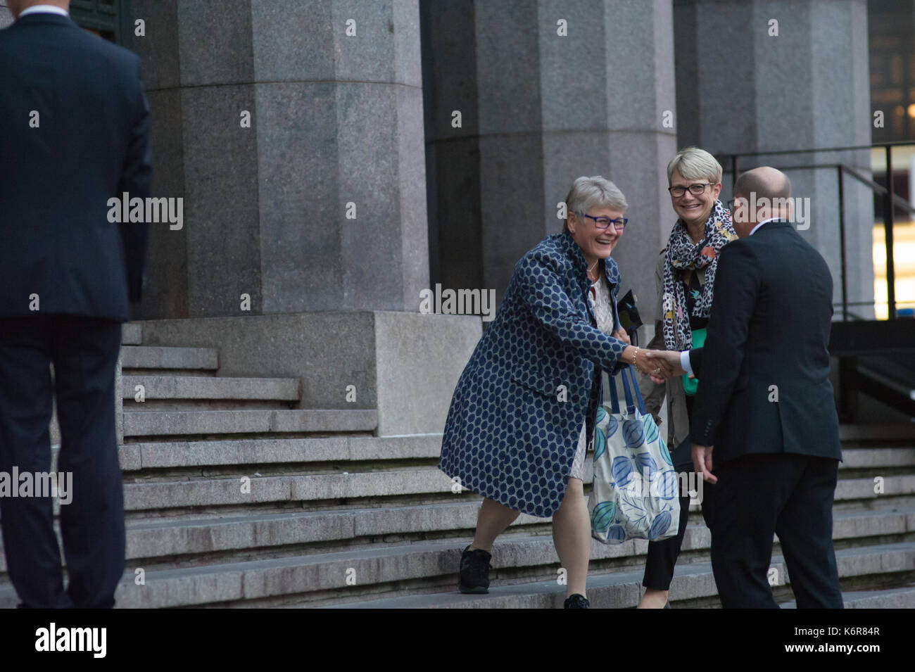 Stockholm, Sweden, 12th September, 2017. Opening of the Riksdag. Tonights concert at Stockholm Concert Hall, due to the opening of the Riksdag. Former party leader, Maud Olofsson (C). Credit: Barbro Bergfeldt/Alamy Live News Stock Photo
