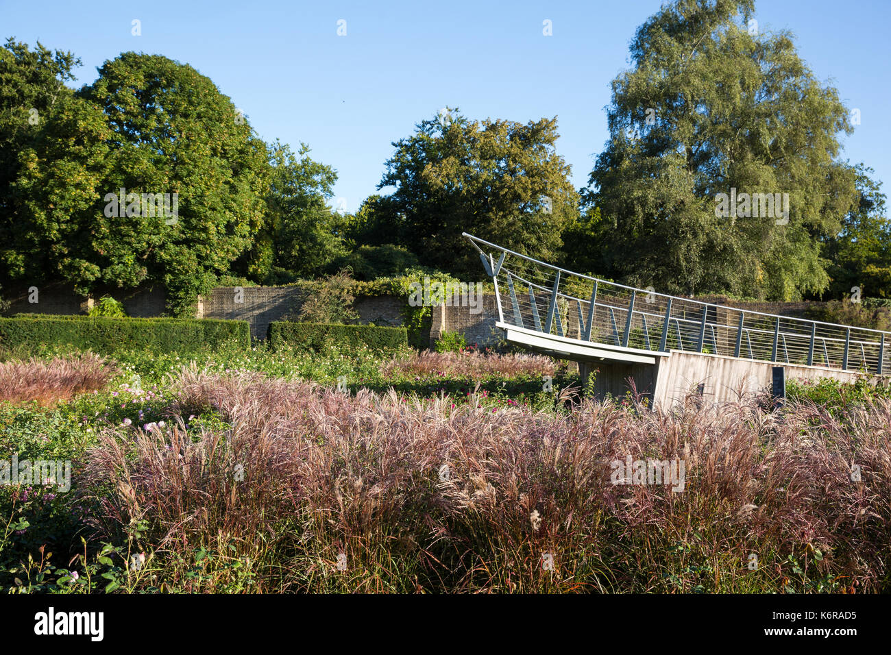 Egham, UK. 13th Sep, 2017. The Rose Garden at the Savill Garden, opened