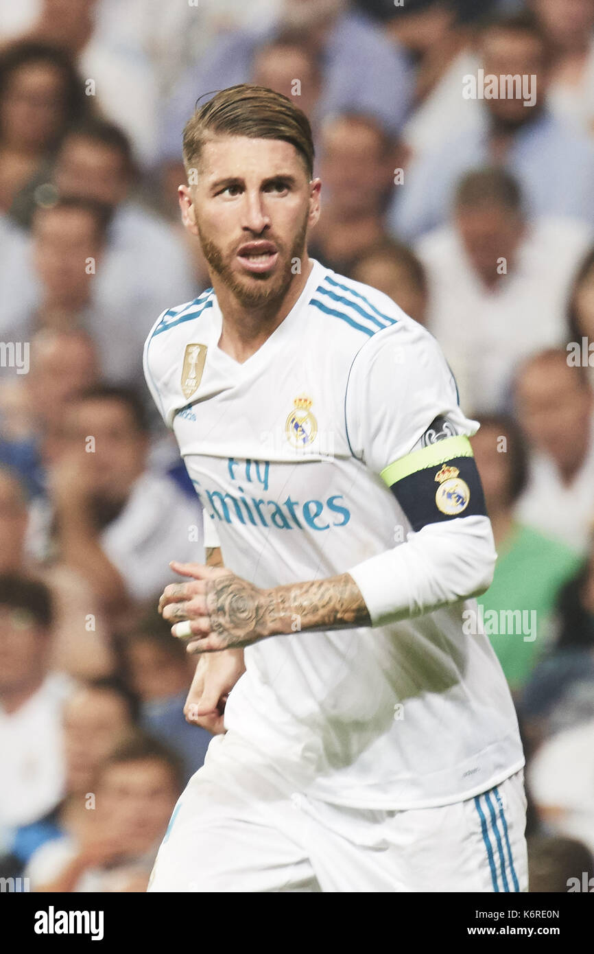 Madrid, Spain. 13th Sep, 2017. Sergio Ramos (defender; Real Madrid