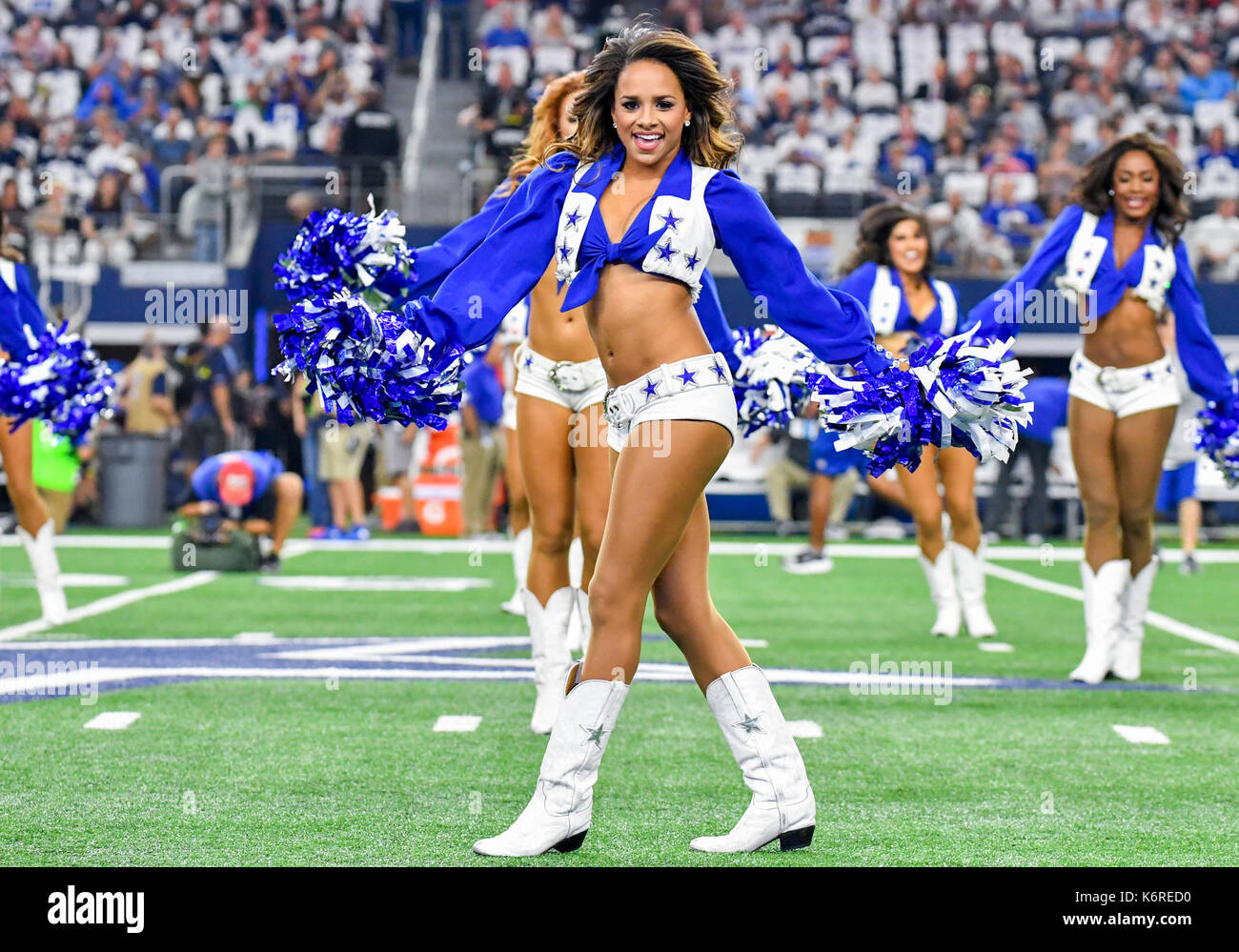 September 10, 2017 The Dallas Cowboys Cheerleaders perform during an