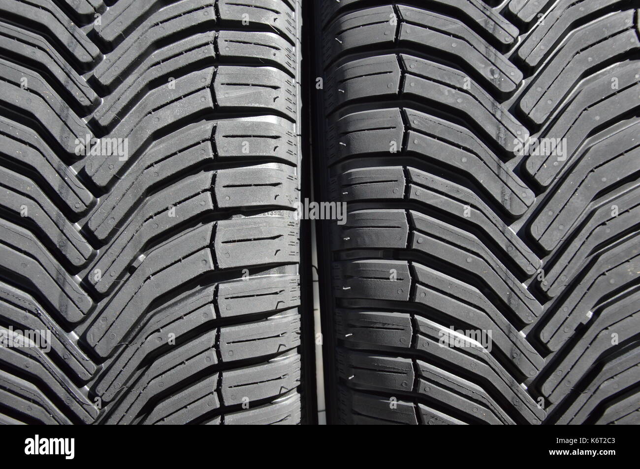 New tires for a car Stock Photo Alamy