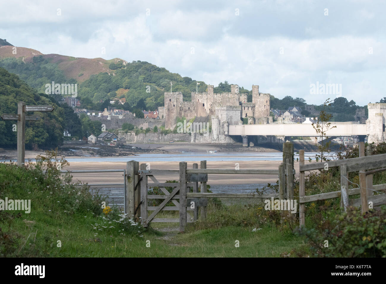 Conwy Castle Stock Photo