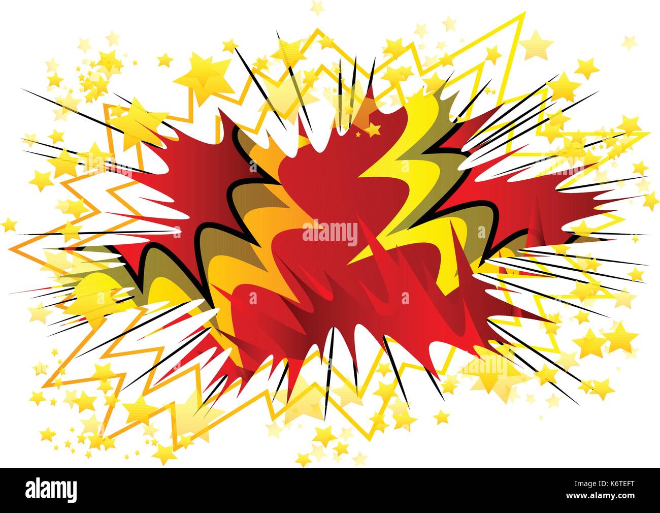 Vector illustrated cartoon, comic book style background Stock Vector ...