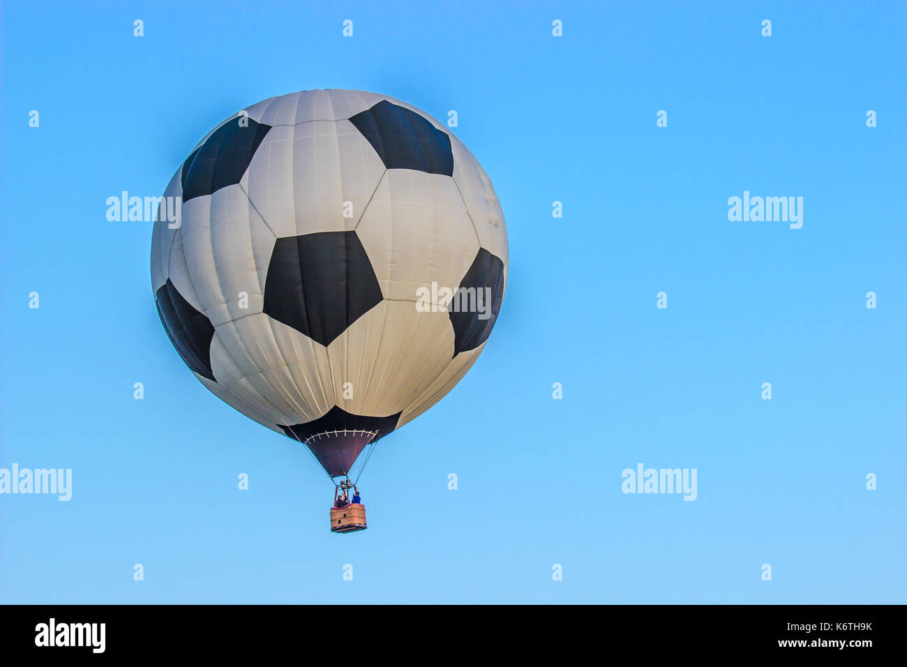 Soccer Ball Hot Air Balloon Stock Photo Alamy