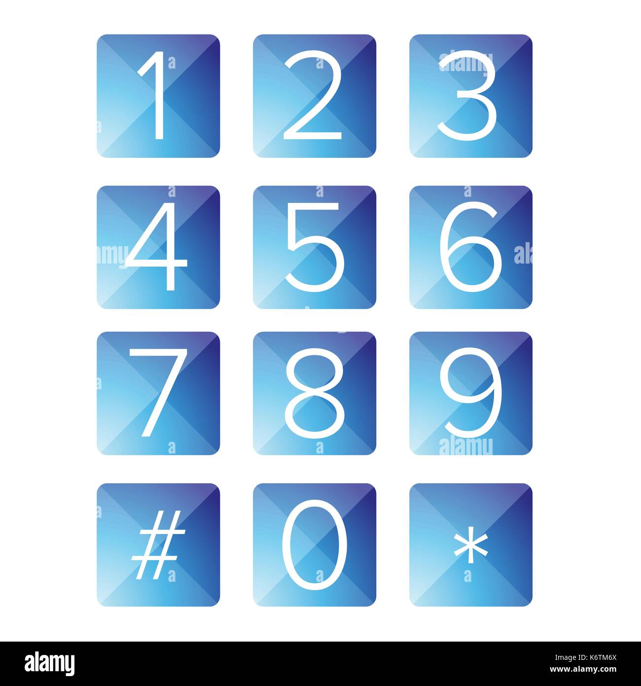 Blue button number one Stock Vector Images Alamy