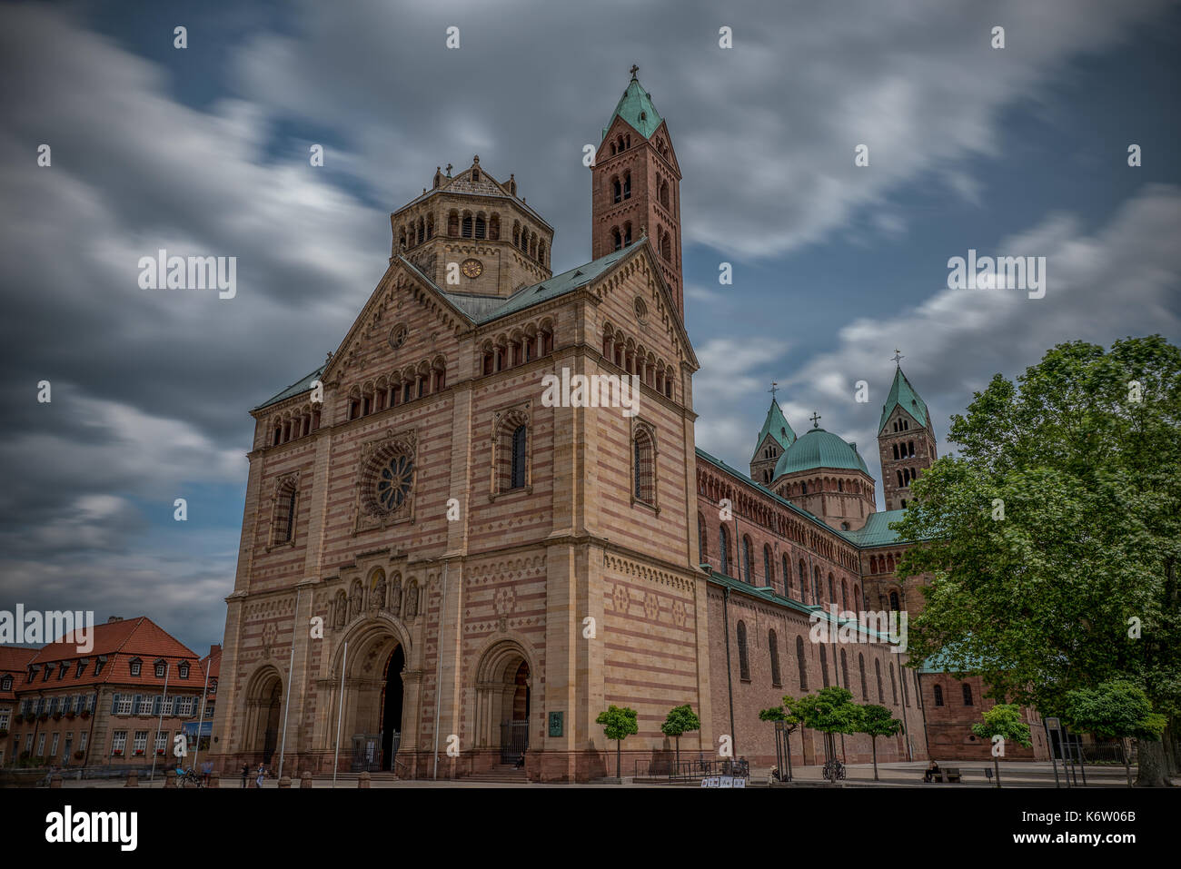 Speyer, GER - July 06, Speyer, City. Der Speyerer Dom Stock Photo