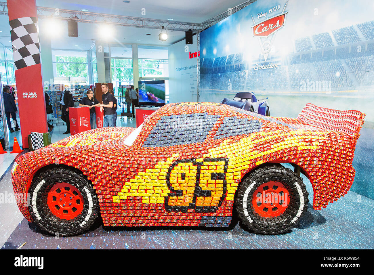 67th International Motorshow In Frankfurt Lightning Mcqueen Walt Disney Stock Photo Alamy