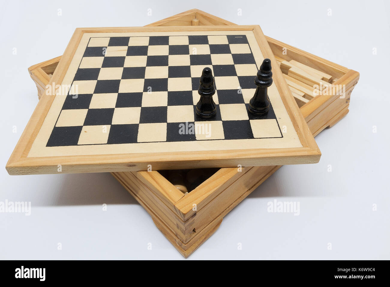 chess board / Checkers isolated on white background Stock Photo - Alamy