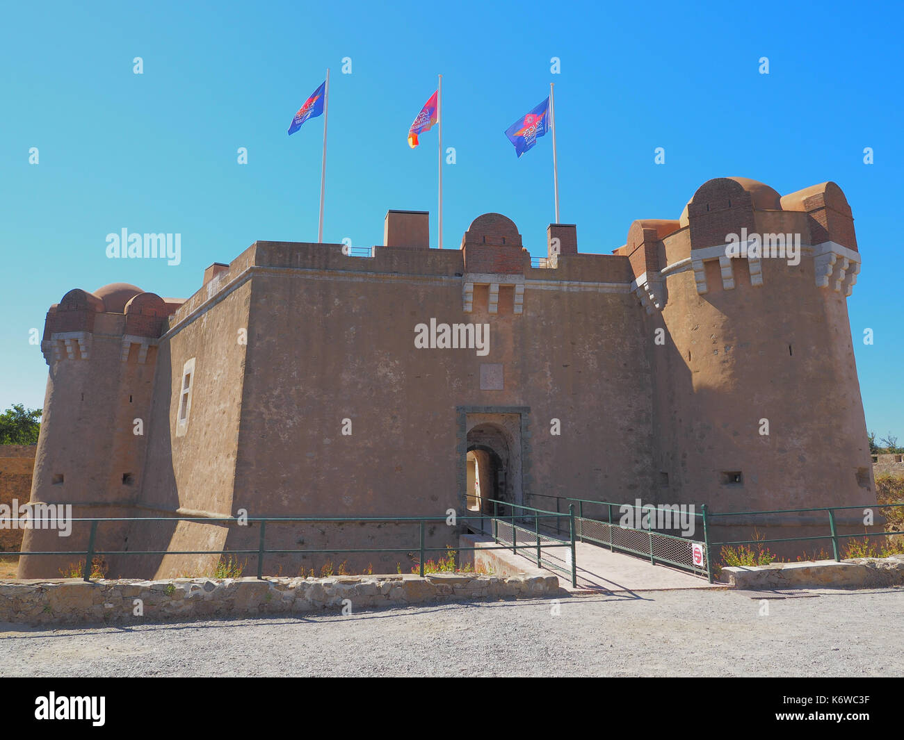 Citadel of SaintTropez, which now serves as a maritime museum Stock