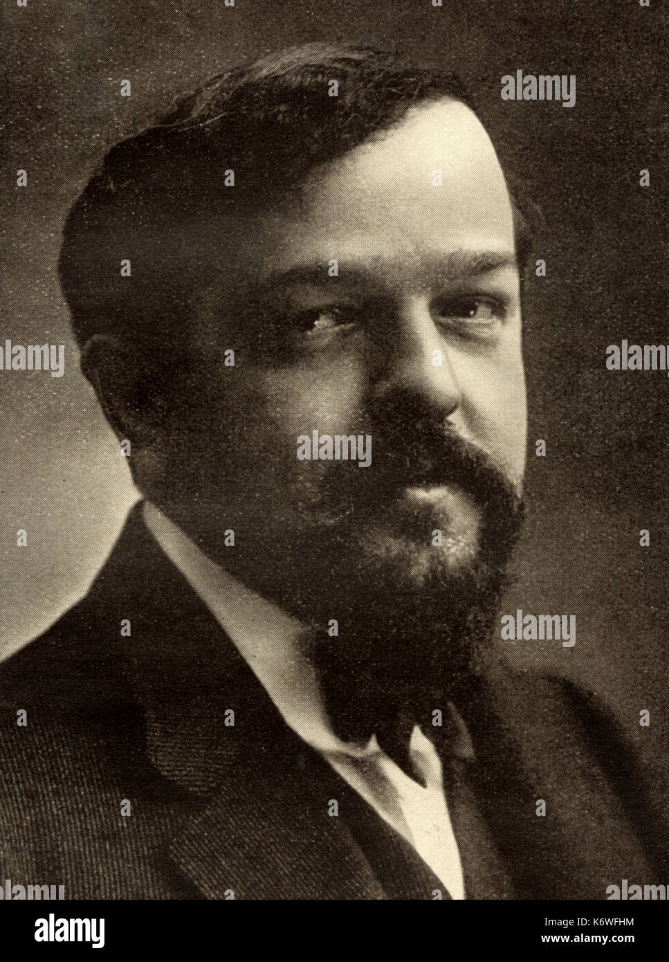 DEBUSSY, Claude - portrait French composer (1862-1918) Stock Photo