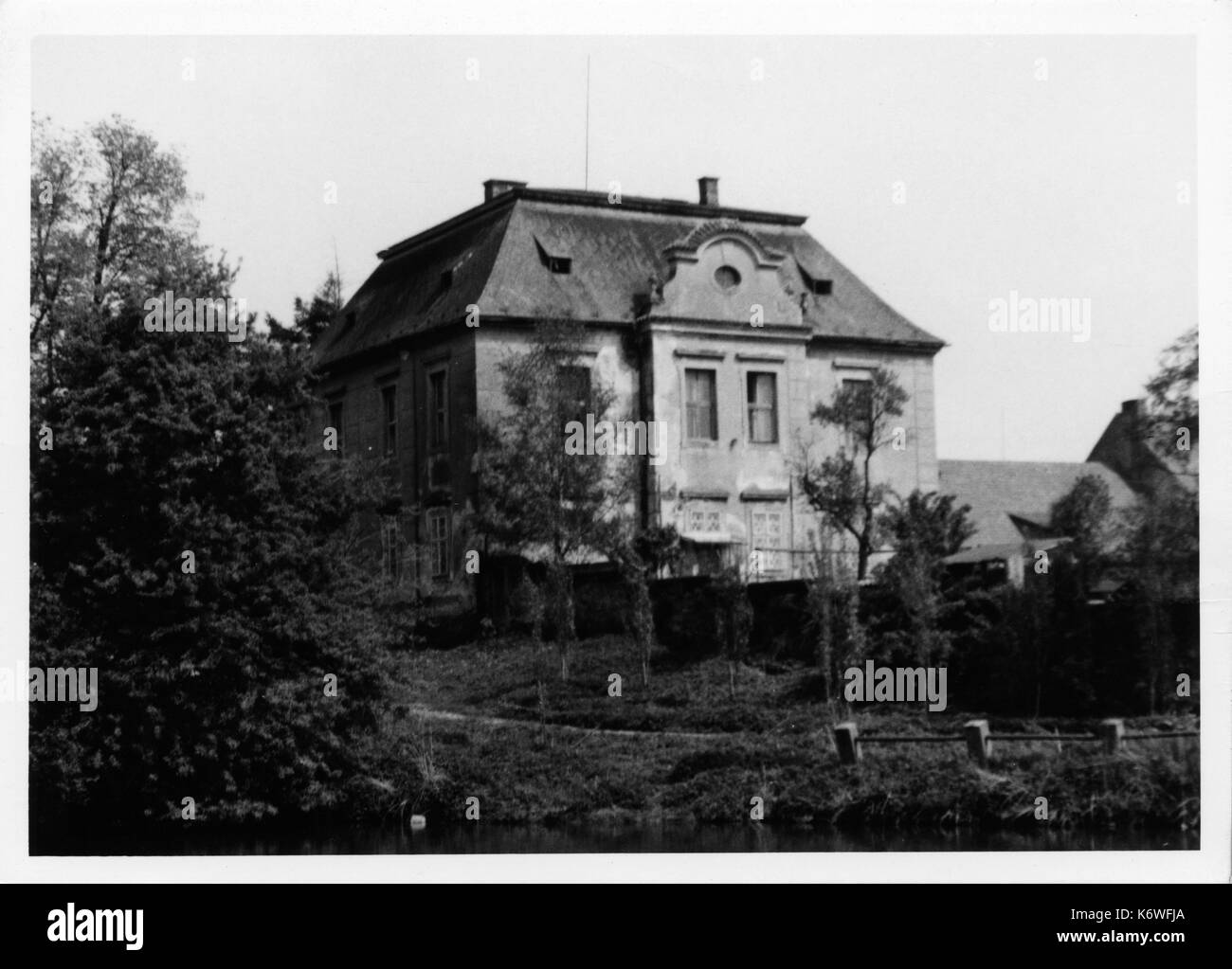 Gustav Mahler - Das Lied von der Erde - Göding Outhouse of F Redlich's Villa at Göding. M stayed here when writing Das Lied von der Erde Austrian composer, 1860-1911 Stock Photo