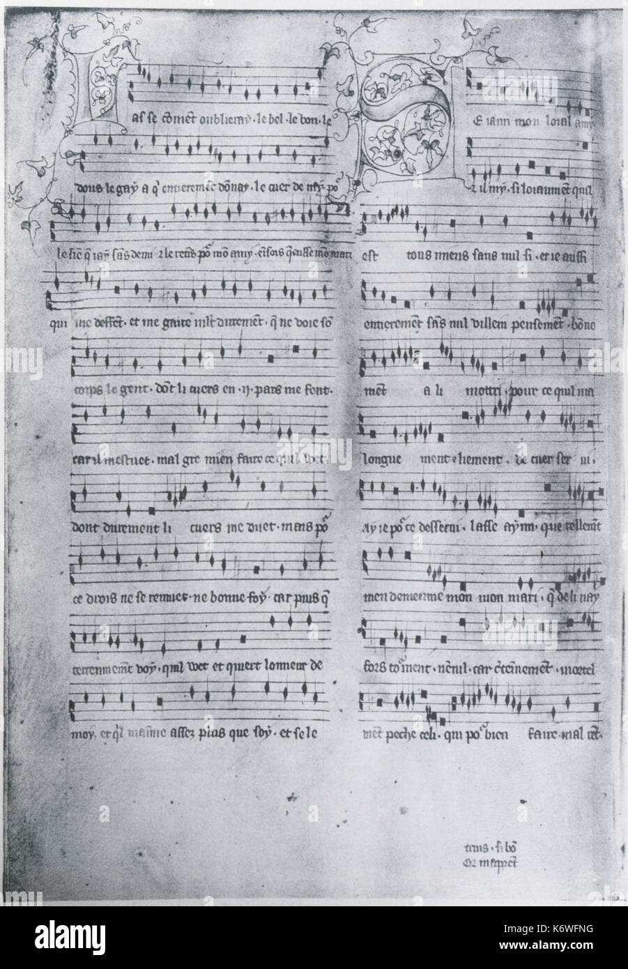 Machaut Guillaume De 14th Century Score Of 3 Part Motet French Composer Poet 1300 1377 Stock Photo Alamy Machaut Guillaume De 14th Century Score Of 3 Part Motet French Composer Poet 1300 1377 Stock Photo Alamy