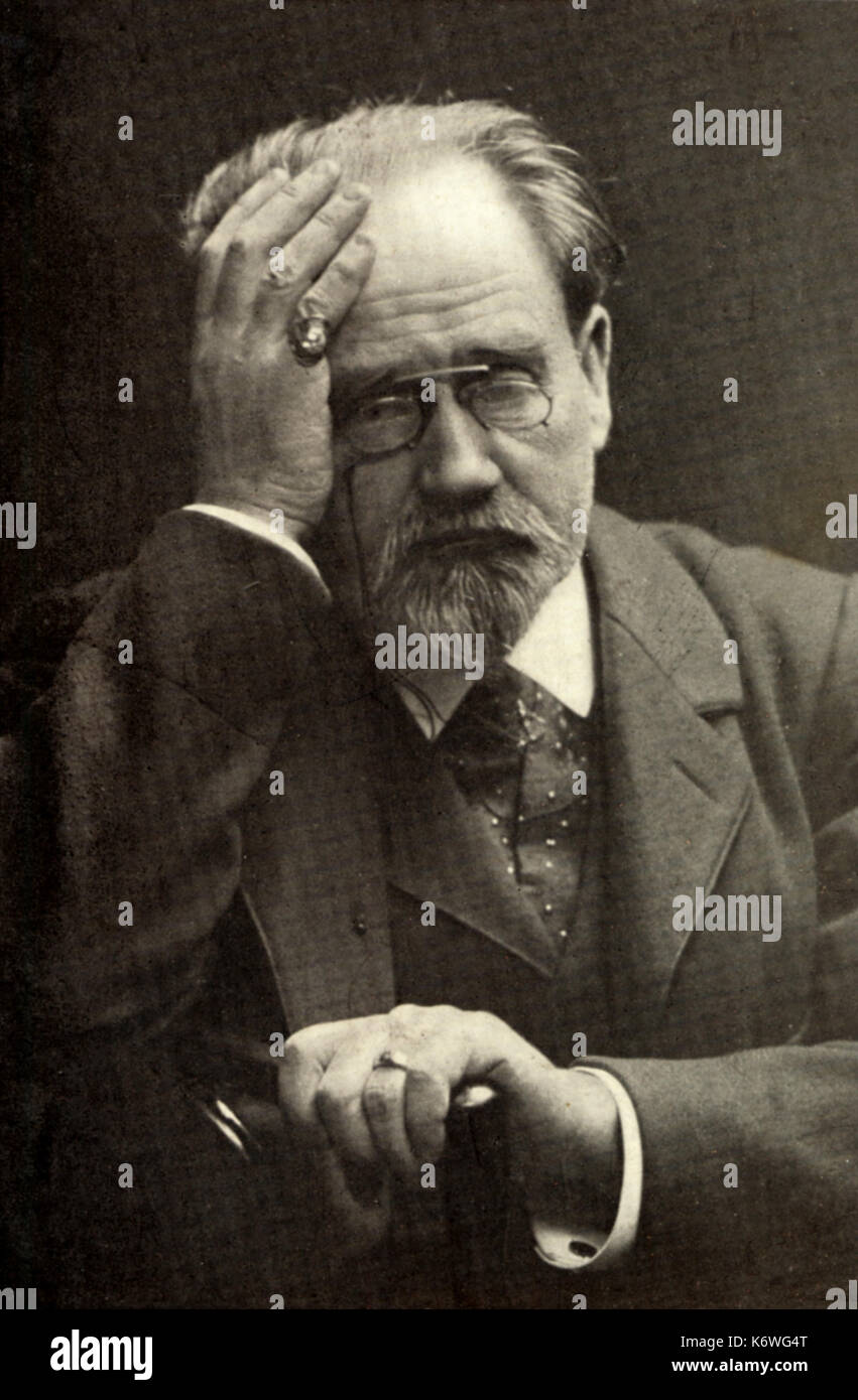 ZOLA, Emile French Novelist, 1840-1902 Stock Photo