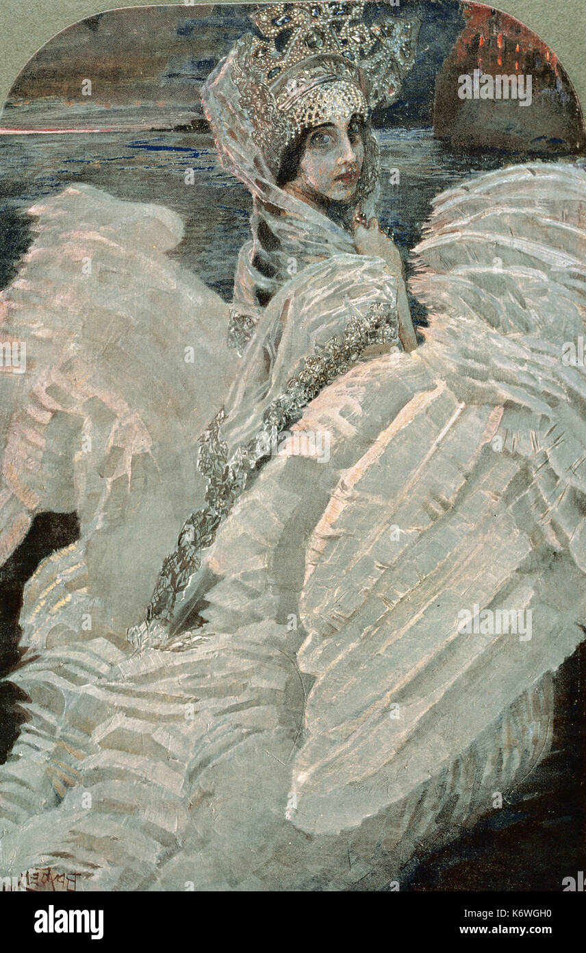 Swan lake tchaikovsky illustration hires stock photography and images