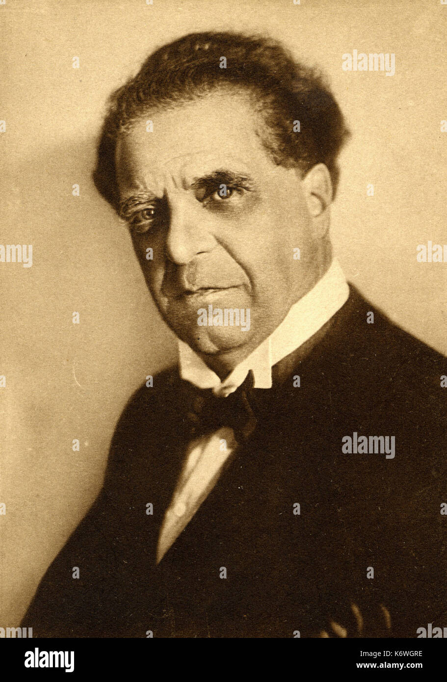 Pietro Mascagni, Italian composer (1863-1945). Stock Photo