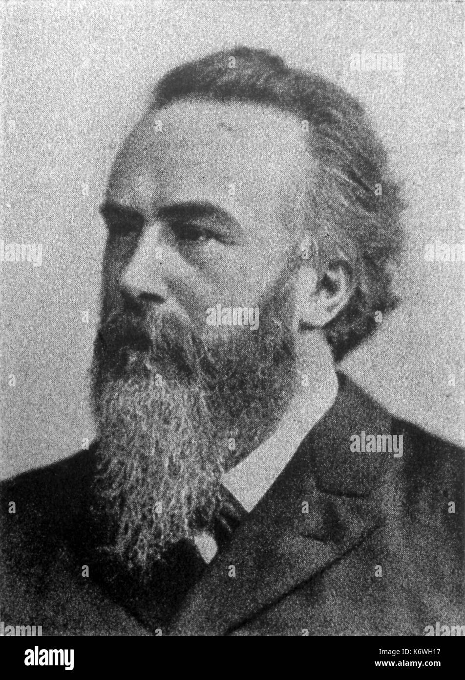 SPITTA, Philip - portrait Brahms connection Music scholar (1841-94) Stock Photo