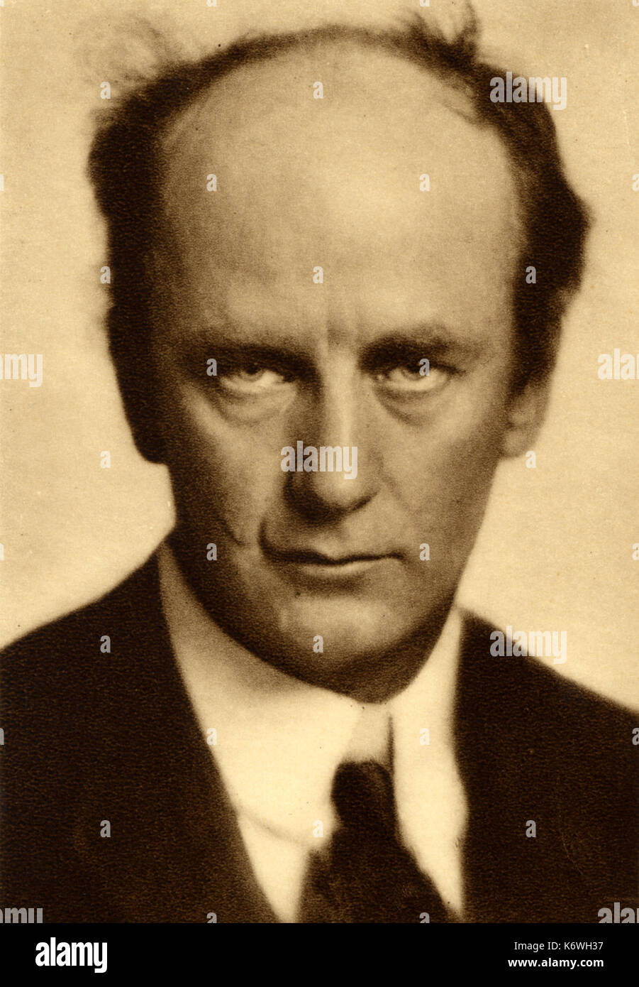 Wilhelm Furtwängler - portrait of the German conductor and composer. 1886-1954. Stock Photo