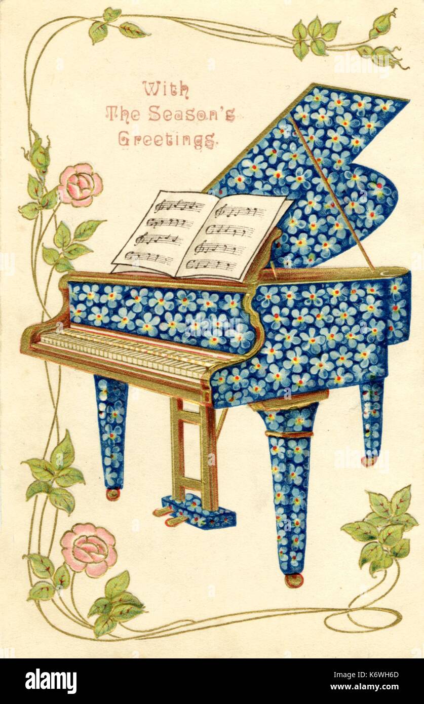 Grand Piano With Floral Decoration Stock Photo 159143557 Alamy