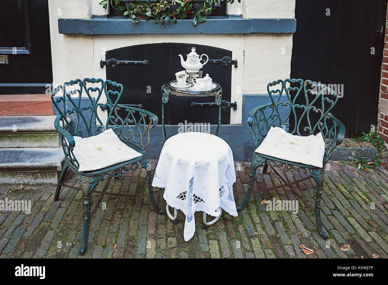 Ready to serve tea to the guests Stock Photo Alamy