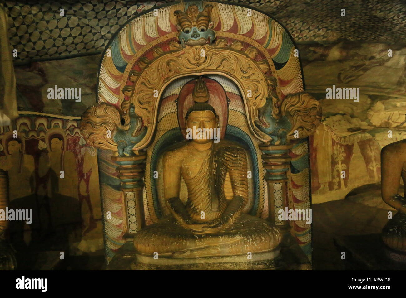 Dambulla Cave Temple, Sri Lanka, Asia Stock Photo